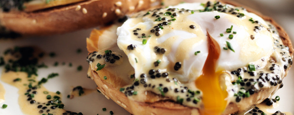 Bagels with Poached Eggs and Caviar – Attilus Caviar