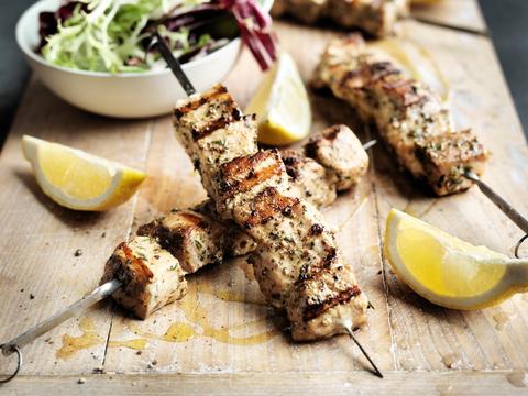 Cajun Grilled Sturgeon Skewers – Attilus Caviar