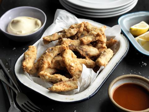 Deep Fried Sturgeon with Lemon and Herbs – Attilus Caviar