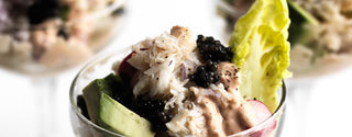 Crab and Caviar Salad