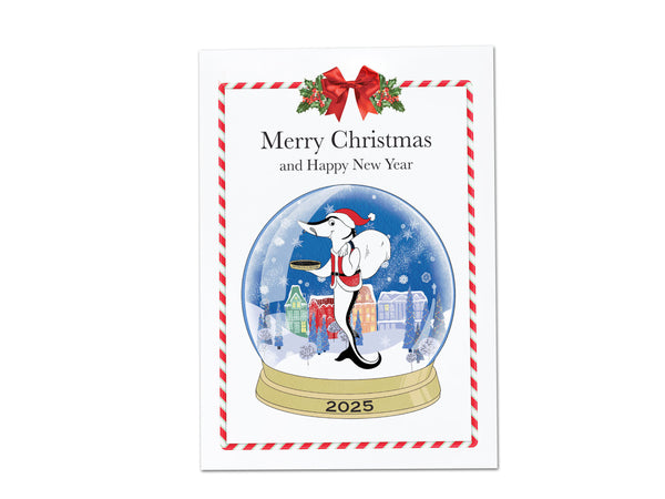 Personalised A5 Christmas Postcard